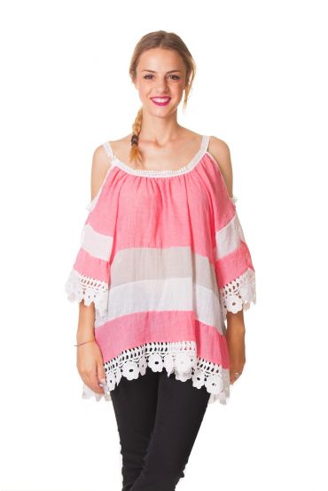 TUNIQUE BOHEME S9348 CORAIL