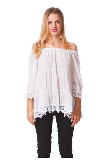 TUNIEK KANT S9367 WIT