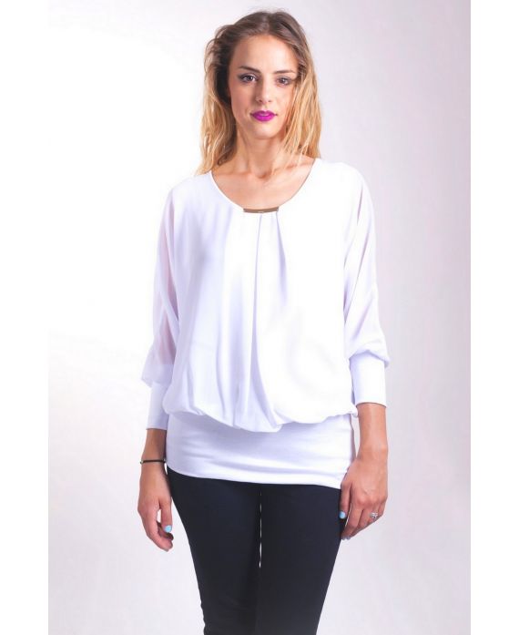 BLOUSE 4011 BLANC