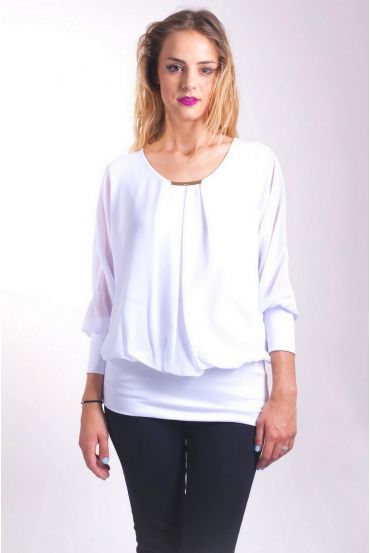 BLOUSE 4011 BLANC