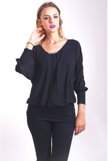 BLOUSE 4011 BLACK