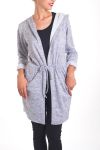 CHAQUETA/CHALECO 2 BOLSILLOS 4013 GRIS