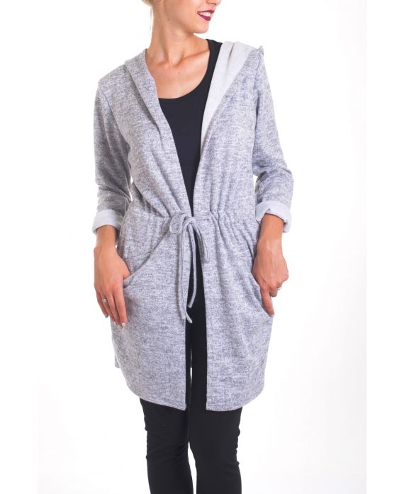 CHAQUETA/CHALECO 2 BOLSILLOS 4013 GRIS