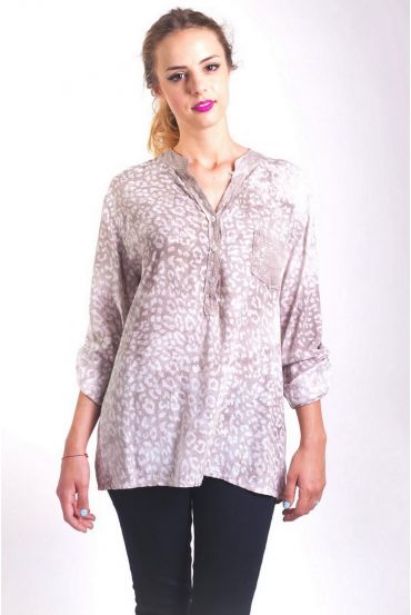 TUNIC SEQUINS 4028 TAUPE