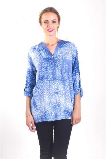 TUNIC SEQUINS 4028 BLUE