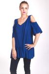 TUNIEK SCHOUDERS DENUDEES 4034 BLAUW