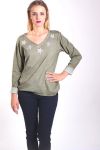 T-SHIRT STARS 4033 MILITARY GREEN