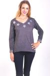 T-SHIRT STARS 4033 GREY