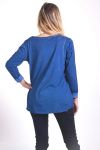 T-SHIRT ESTRELLAS 4033 AZUL