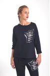 SWEAT PAILLETE 4035 NOIR