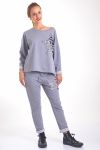 SWEAT PAILLETE 4035 GREY