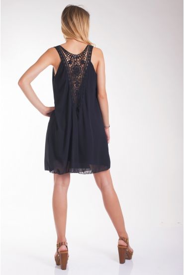 JURK WEER LACE 4008 ZWART