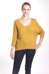 MOHAIR PULLOVER LUREX 4036 SENF