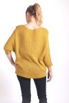 MAGLIONE MOHAIR LUREX 4036 SENAPE