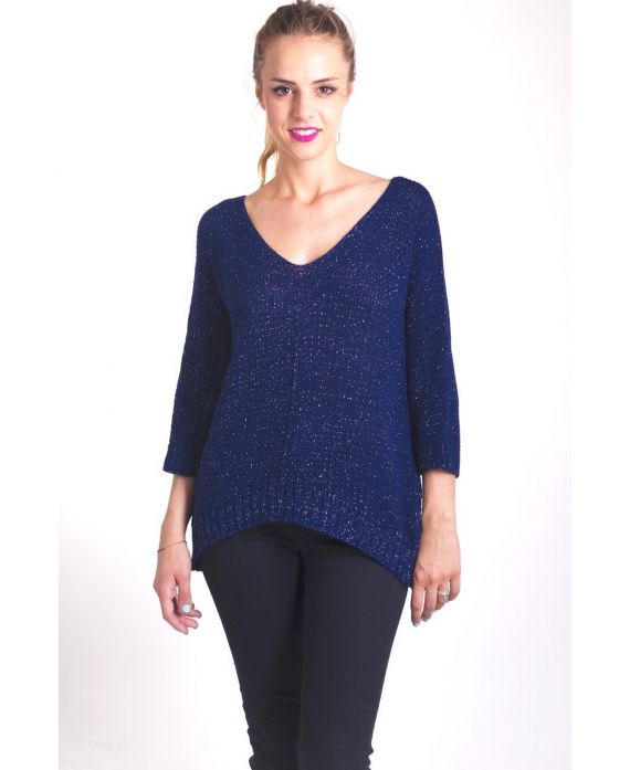 PULL MOHAIR LUREX 4036 BLEU