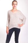 MOHAIR PULLOVER LUREX 4036 BEIGE