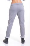 PANTALON PAILLETTES 4025 GRIS