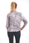 CHEMISE ZIP LEOPARD 4039 ROSE