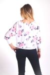 BLUSA DE FLORES 4015 BLANCO