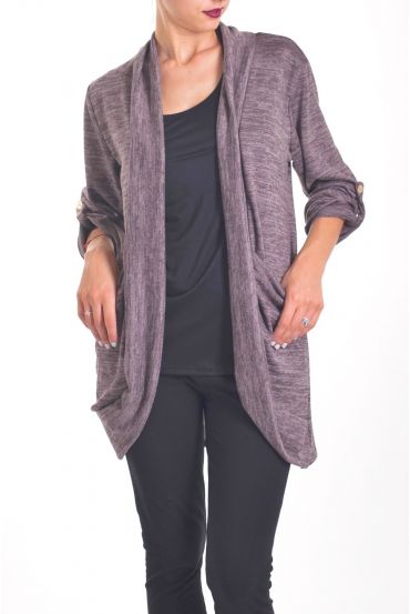 GILET 2 POCHES 4018 TAUPE