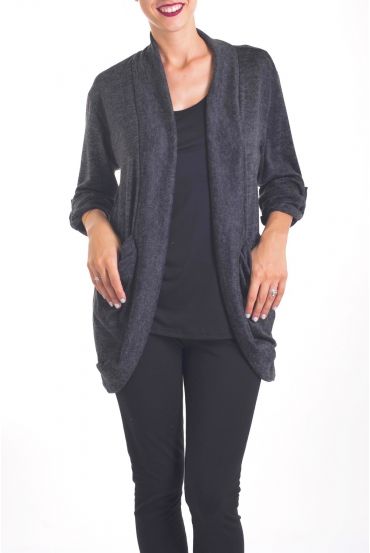 GILET 2 POCHES 4018 NOIR