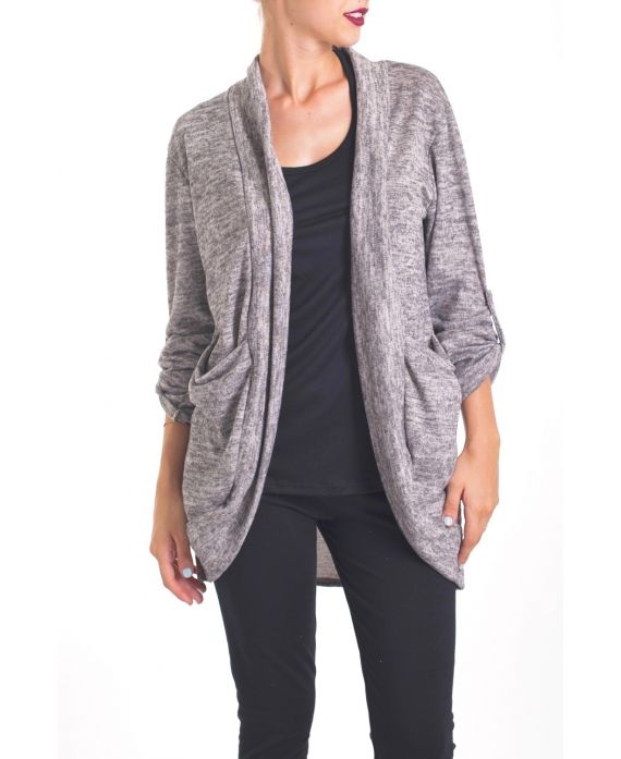 GILET 2 POCHES 4018 GRIS