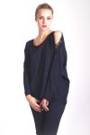 BLOUSE EPAULES DENUDEES 4042 NOIR