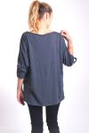 T-SHIRT FLOCAGE 4046 GRIS