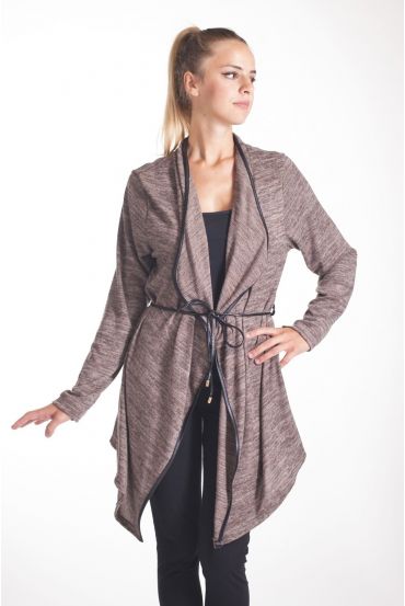 GILET 4073 TAUPE
