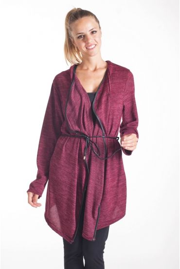 GILET 4073 BORDEAUX