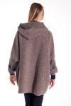COAT ZIPS 4150 TAUPE