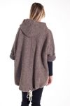 MANTEAU BOUTONS 4149 TAUPE