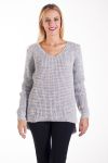 PULLOVER MOHAIR 4217 GRAY