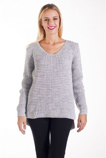 PULLOVER MOHAIR 4217 GRAY