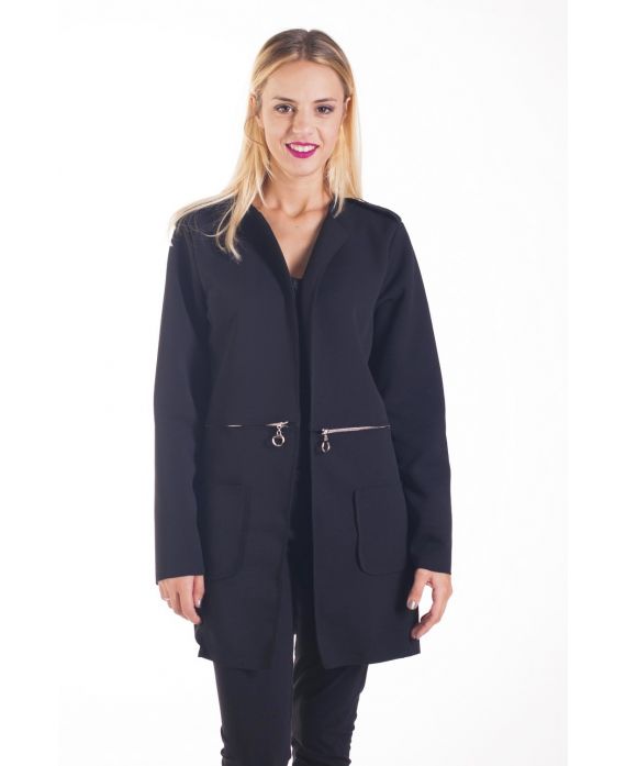 VESTE ZIPPEE 4267 BLACK