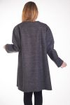 GRANDE TAILLE MANTEAU 4281 GRIS