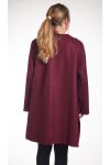 GRANDE TAILLE MANTEAU 4281 BORDEAUX