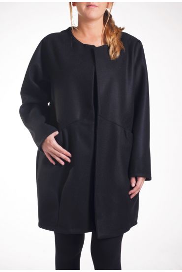 LARGE SIZE COAT 4280 BLACK