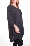 GROßE PULLOVER TUNIKA 4355 SCHWARZ