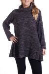 LARGE SIZE PULL COL ROULE 4353 PINK