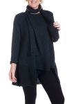 GRANDE TAILLE PULL TUNIQUE + ECHARPE 4351 VERT