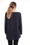 SPALLE AMPIE ZIP FANTASIA 4348 NERO