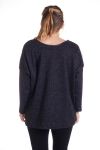 SPALLE LARGHE ZIPPEES 4347 NERO