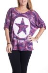 LARGE SIZE T-SHIRT MILITARY 4311 BORDEAUX