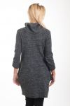 PULL ROBE COL BOULE 4304 NOIR