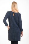 PULL TUNIQUE 2 POCHES 4285 BLEU MARINE
