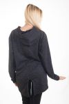 SWEAT ETOILE A CAPUCHE 4309 NOIR