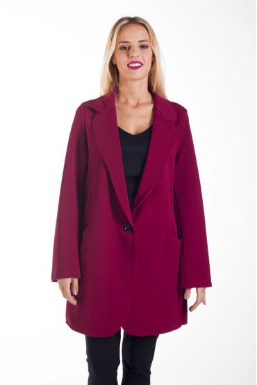 JACKET BLAZER LONG OVERSIZE 4276 BLACK
