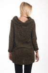 PULL ROBE COL TOMBANT 4305 MOUTARDE