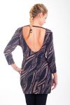TUNIEK AVOND OPEN RUG 4409 ZWART